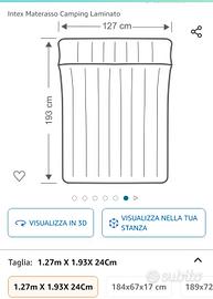 MATERASSO CAMPING LAMINATO