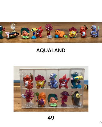 AQUALAND Serie sorpresine kinder lotto