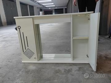 Armadietto da bagno con specchio + mobile sotto