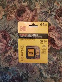 MICRO SD CARD KODAK 64GB NUOVA 