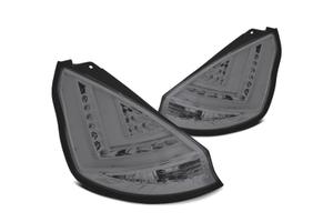 FANALI FORD FIESTA MK7 12-17 LIGHT BAR FONDO CROMA