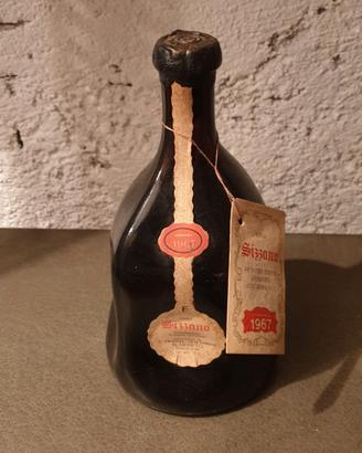 Bottiglia di Vino Sizzano G. Troglia 1967