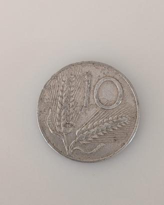 moneta 10 lire 1973