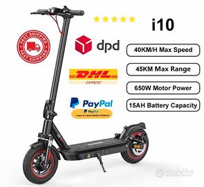 MONOPATTINI I10 40KMH 45KM 650W 10' NUOVI 🔥💯