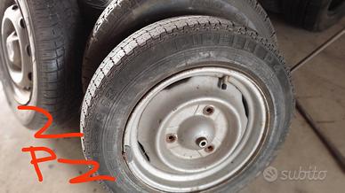 cerchi e gomme Renault 4/5 3 fori