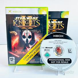 Star Wars KOTOR II: The Sith Lords Xbox PROMO RARO