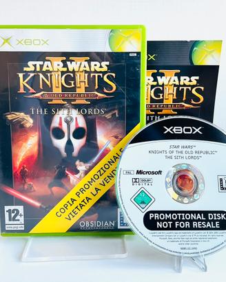 Star Wars KOTOR II: The Sith Lords Xbox PROMO RARO