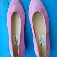 Scarpe vintage lilla, n. 37