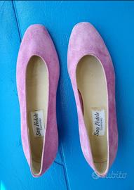 Scarpe vintage lilla, n. 37