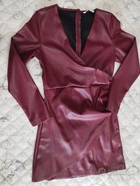 Abito finta pelle tg.L