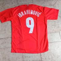 t-shirt rossa Ibrahimovic n.9 