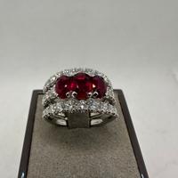 Anello Giorgio Visconti con rubini