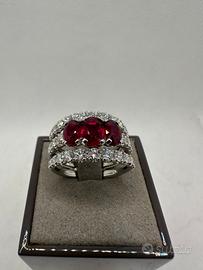 Anello Giorgio Visconti con rubini