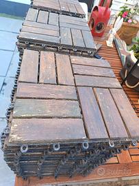 pavimento da  esterno in legno