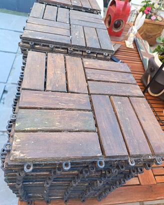 pavimento da  esterno in legno