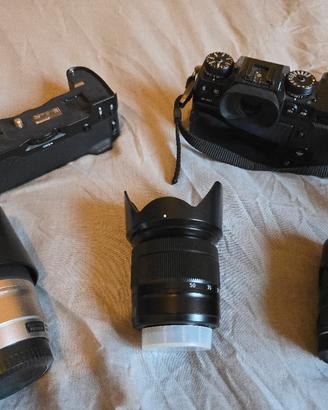 Fujifilm X-H1, grip e lenti