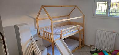 LETTO A CASTELLO CON MATERASSI