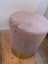 Pouf in velluto