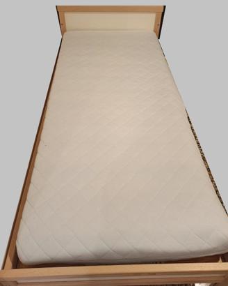 Letto Ikea con base a doghe 60x170 + materasso