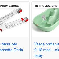 Vasca onda con supporti per vasca