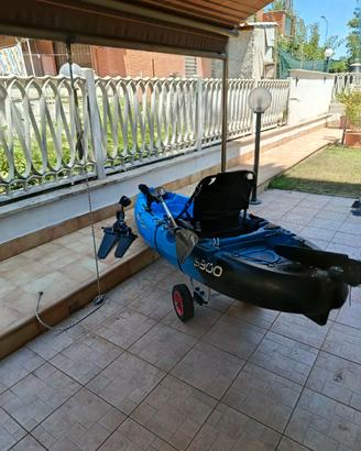 Kayak big mama divisibile da pesca