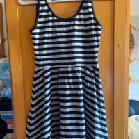 abito a righe in cotone