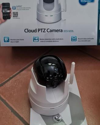 D‑Link DCS‑5222L – Telecamera Wi‑Fi PTZ come nuova