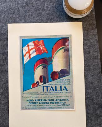 Pubblicità originale 1932 transatlantico Titanic