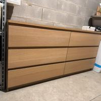 Cassettiera MALM Ikea usata