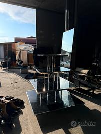 Espositore Design 3 Livelli in vetro-acciaio 90€