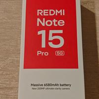 Xiaomi Redmi Note 15 Pro 5G 12/512GB Garanzia 