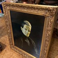 Quadro con cornice dorata del XX secolo