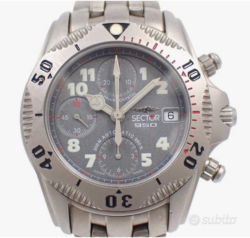 Sector 950 titanium ETA 7750 Abbigliamento e Accessori In