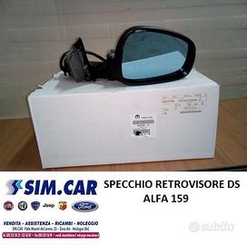 Specchio Retrovisore Dx con comando elettrico Alfa