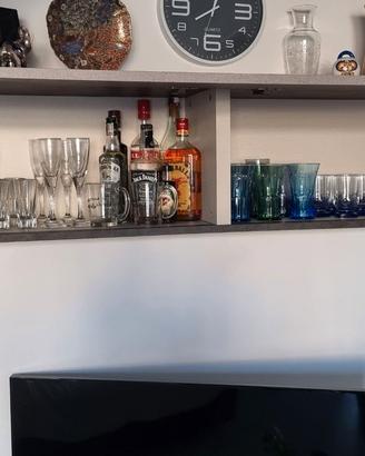 Salone soggiorno pensile a parete mondo convenienz