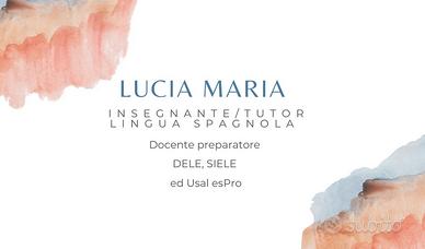 Insegnante di lingua spagnola on line