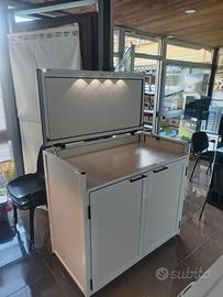 cucina da esterno in alluminio