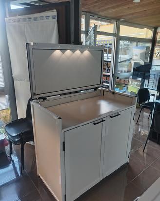 cucina da esterno in alluminio