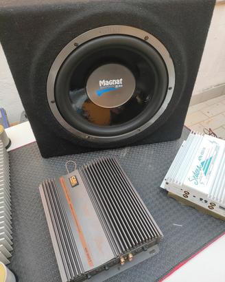 Impianto Hi fi Car . Sub Magnat