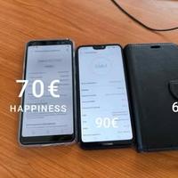 3 cellulari Samsung A8 Samsung j3 Huawei p20 lite