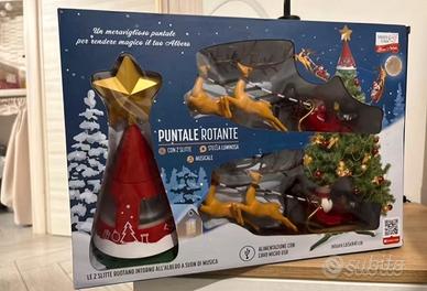 Puntale Rotante con slitte per Albero di Natale