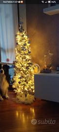 albero slim innevato 