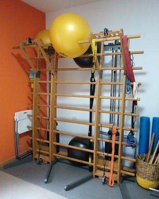 Multistazione palestra 150 kg cavi spalliera 