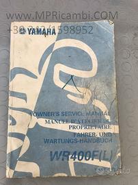 MANUALE USO YAMAHA WRF 400 1999 2000 YZF 1998
