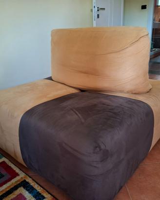 Poltrona-Divano in tessuto microfibra antigraffio