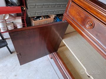 credenza antica om noce