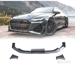 SPOILER LIP AUDI A7 A7L 19-23 LOOK RS7 ABT NERO LU