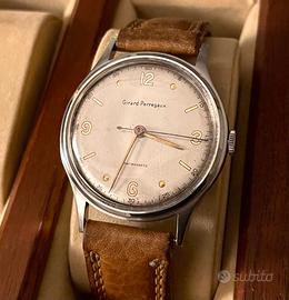 Orologio raro vintage Girard-Perregaux 17J 1950s