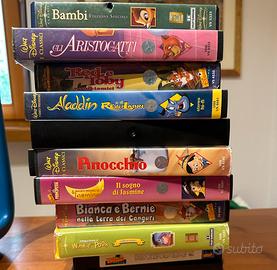 Videocassette varie Disney