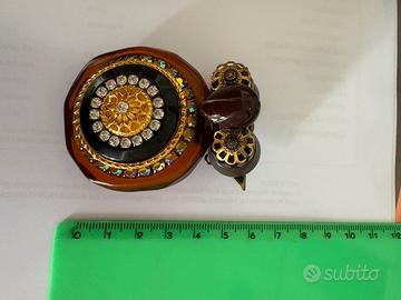 Spilla gioiello gufetto